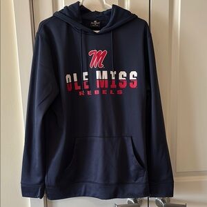 Men’s Colosseum Blue Ole Miss Rebels Graphic Hoodie